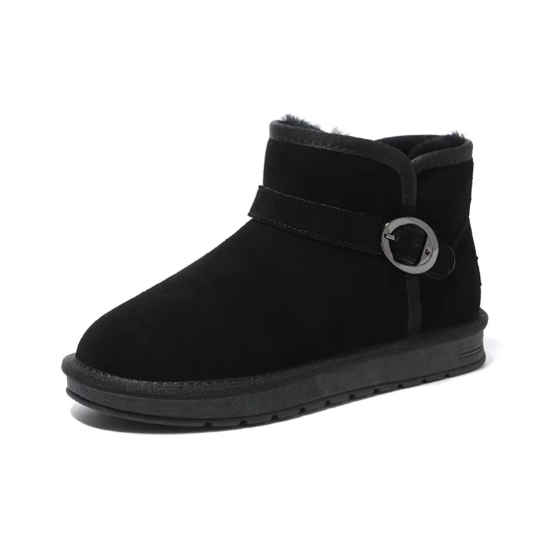 ZHR Snow Boots Women's Light Gray/Khaki/Coffee/Black-12