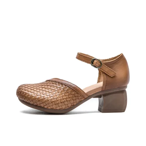 Jay Chunky Heel High Heels 5.5cm Women's