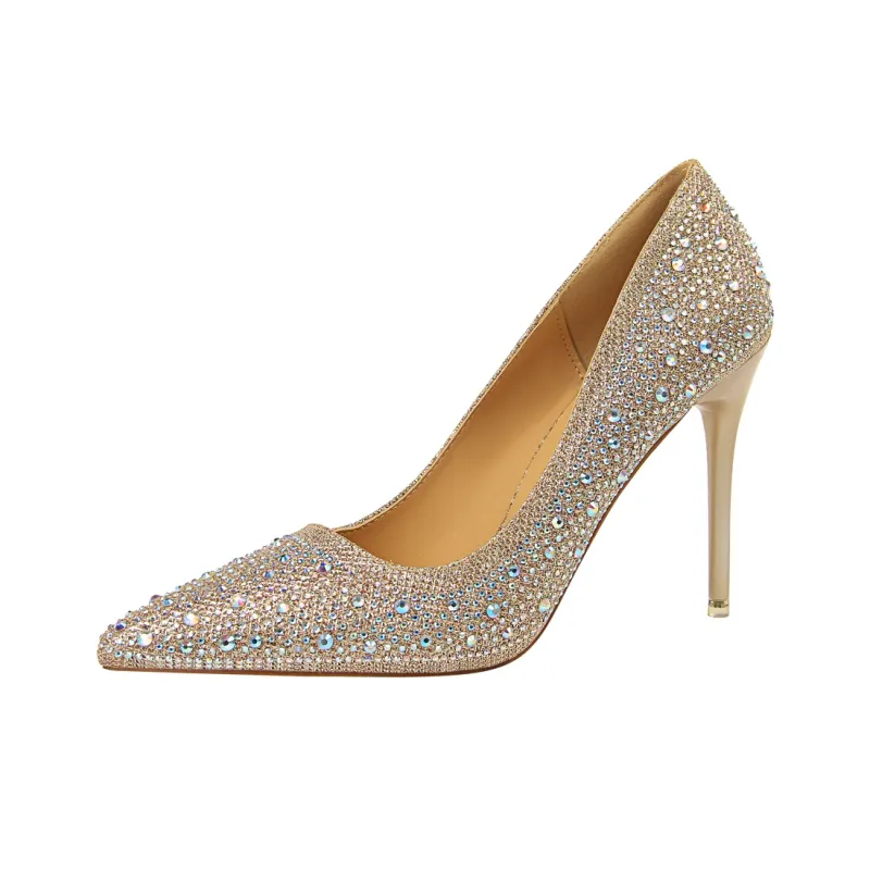 QITUMAUL Slim Heel High Heels Women's-23