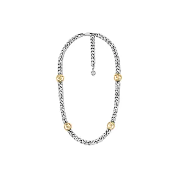 MICHAEL KORS Logo Curb Link Necklace