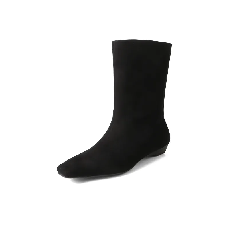 AIQINISHA Ankle Boots Women's Black-4