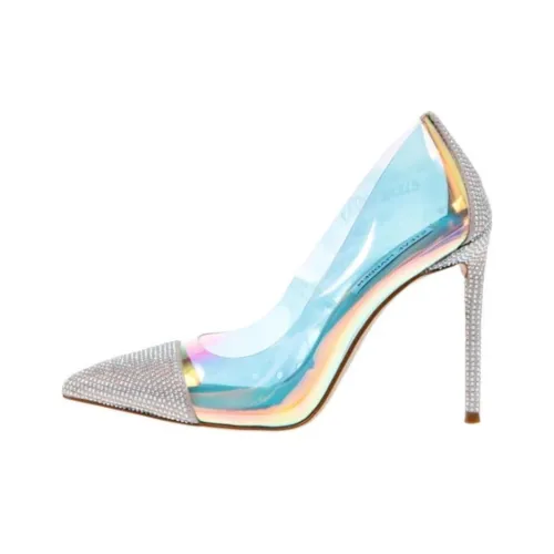 STEVE MADDEN Slim Heel High Heels 10.5cm Women's Silver