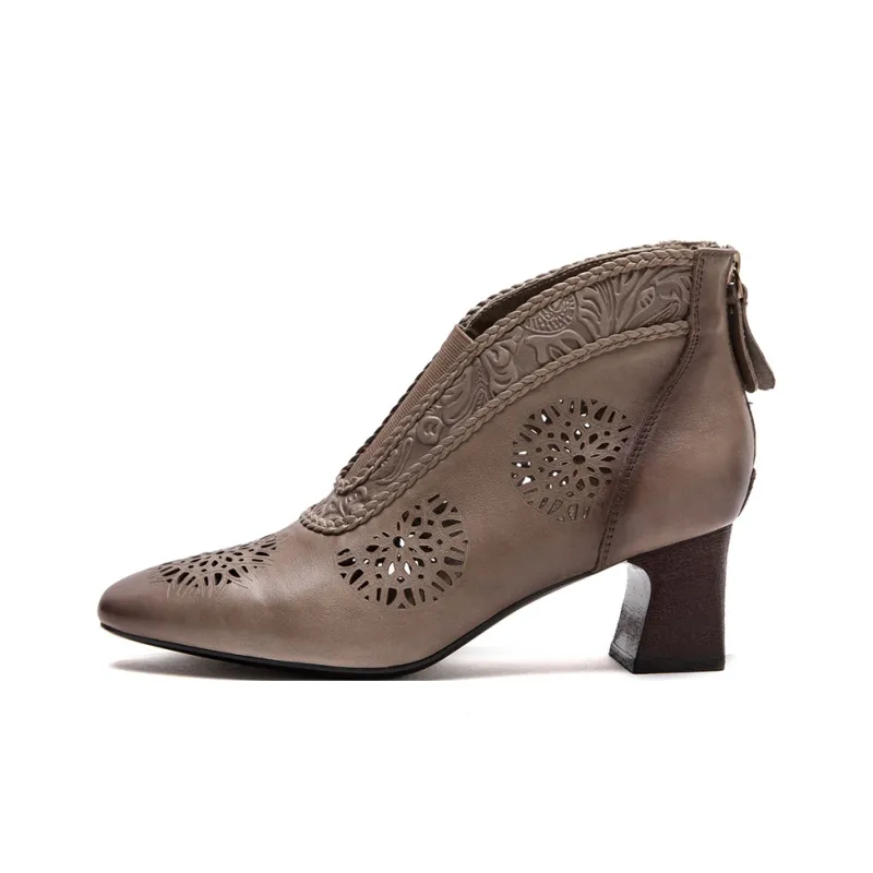Jay Ankle Boots Women's Brown/Khaki-4