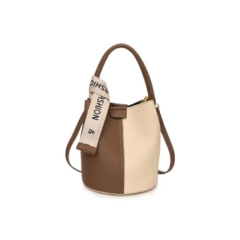 Yalu PU Handbag Women's Mocha White/Khaki Brown/Khaki Coffee Brown