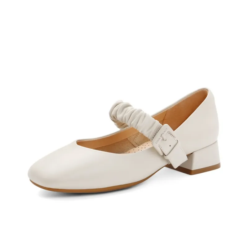 BELLE Chunky Heel High Heels 3.5cm Women's-1