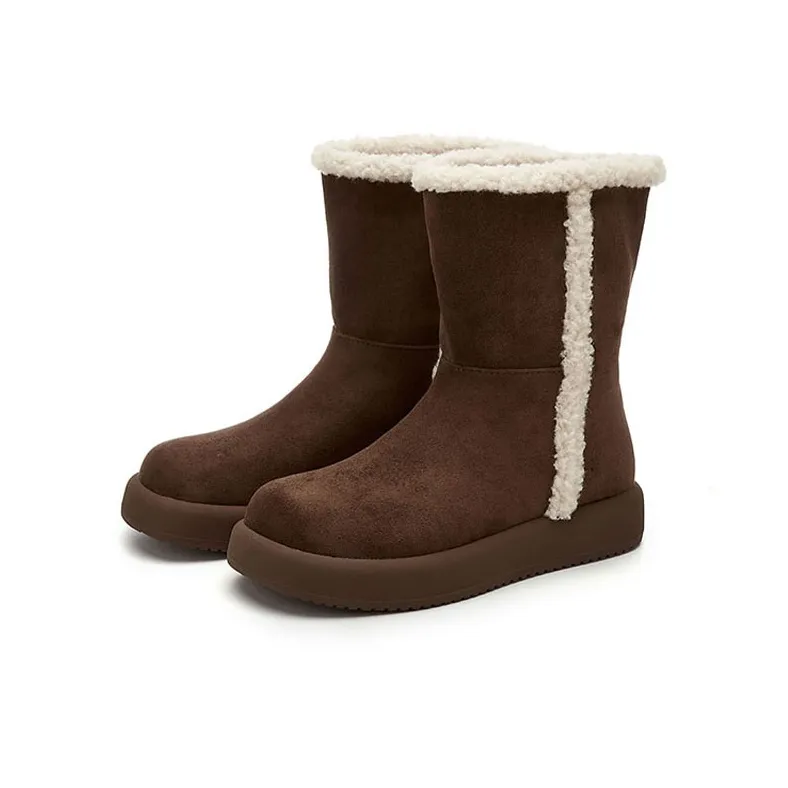 DAPHNE Warm Short Snow Boots Women's-5