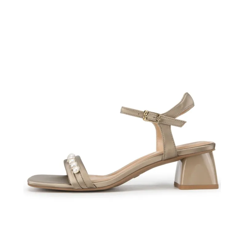 NATURSUN Chunky Heel High Heels 4.5cm Women's-6