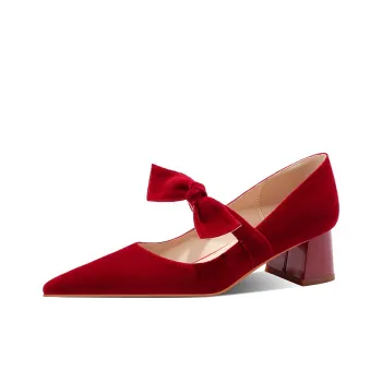 MEIAI Chunky Heel High Heels 6.5cm Women's