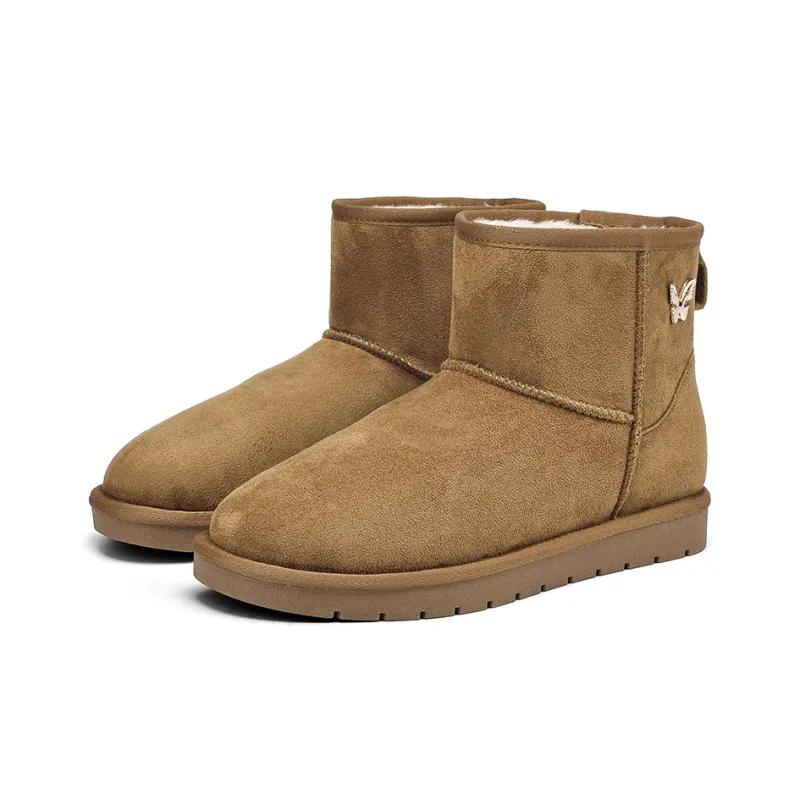 HLA Snow Boots Women's Black/Gray/Camel-11