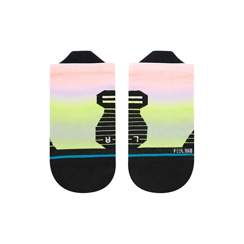 Stance Mid Calf Socks Women's Light And Dark Stripes-1
