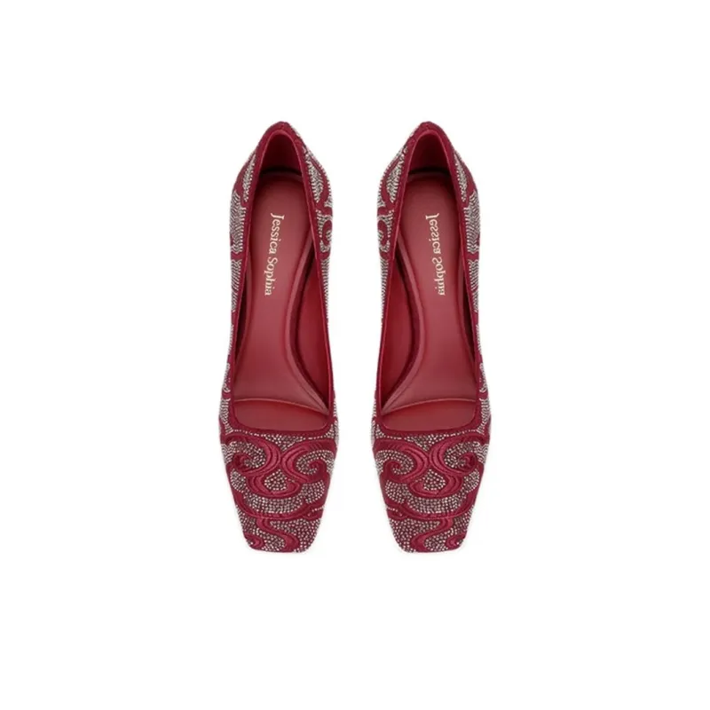 JESSICA SOPHIA Slim Heel High Heels 6.5cm Women's-6
