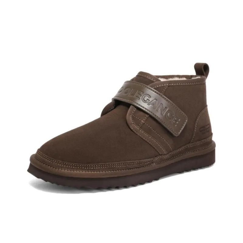 BELLE Snow Boots Men Green/Brown-6