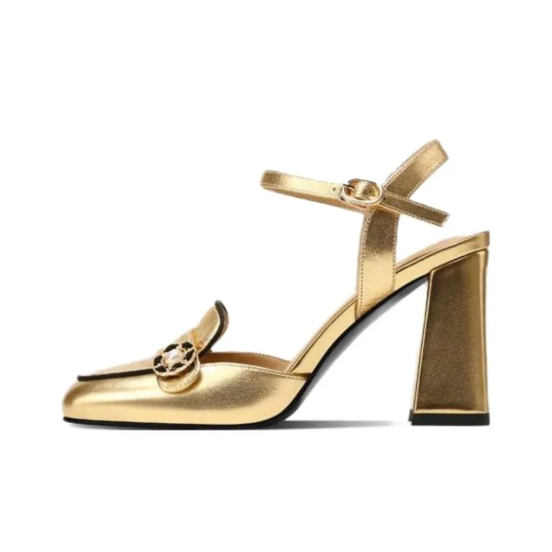 Princess & Isabel Chunky Heel High Heels 8.5cm Women's-4