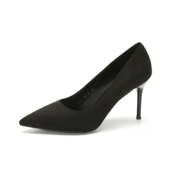 HKCP Slim Heel High Heels 8.5cm Women's Black