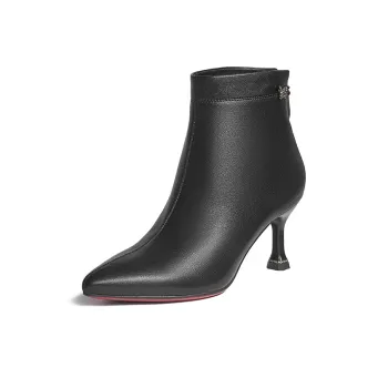 JOSINY Ankle Boots Women's Black/Ecru