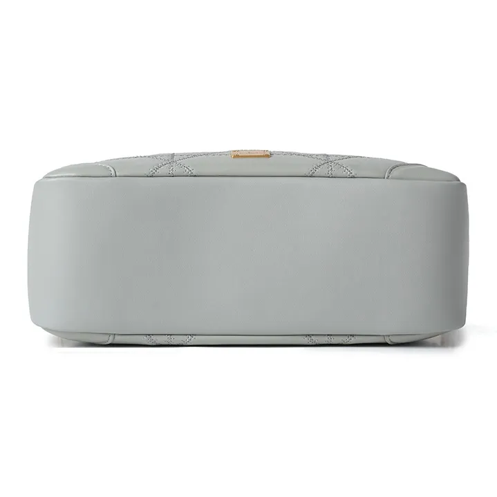 Montagut Sheepskin Shoulder Bag, Crossbody Bag, Shoulder Bag Regular Women's Stone Gray/Acorn/Coconut Milk White/Black-4
