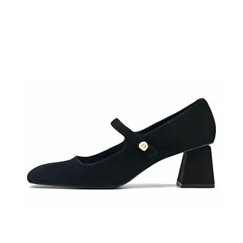 PEDRO High Heels Women's Low Top Black/Beige/Black 2