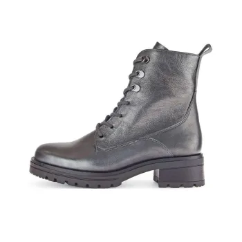 Gabor Comfort Ankle Boots 5cm Women's Silver Gray