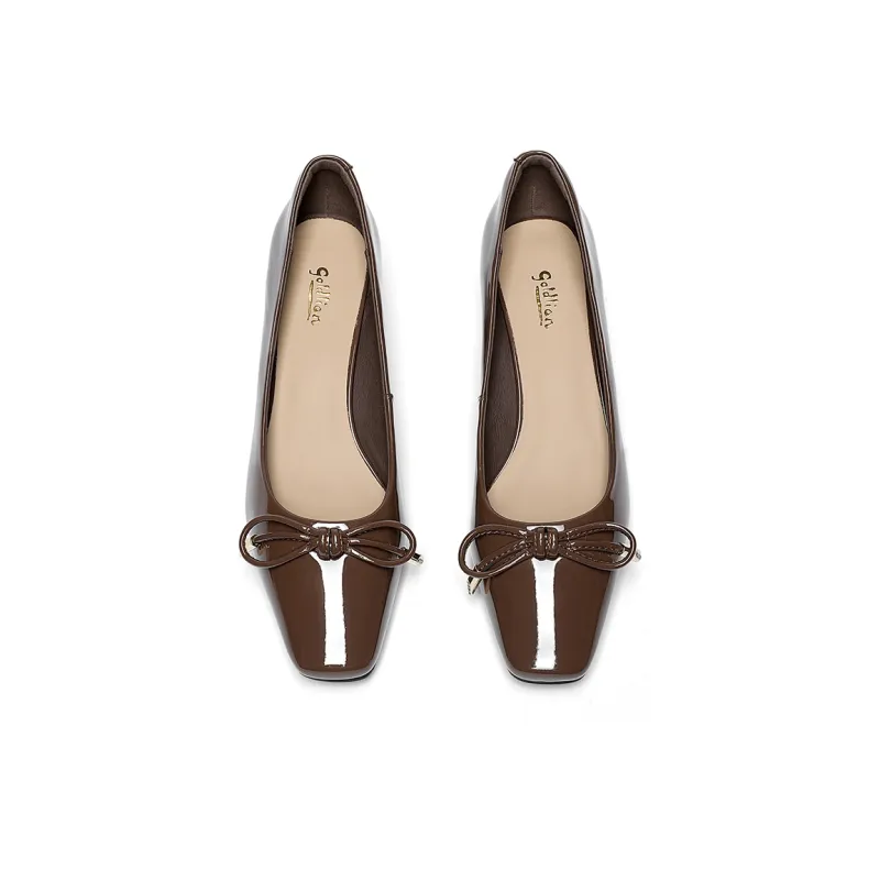 GOLDLION Chunky Heel High Heels Women's-8