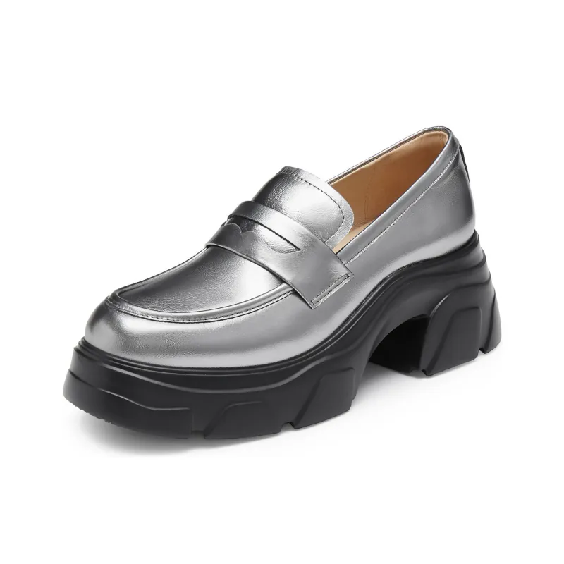 Staccato High Heels Women's Gunmetal Gray Silver/Night Sky-5