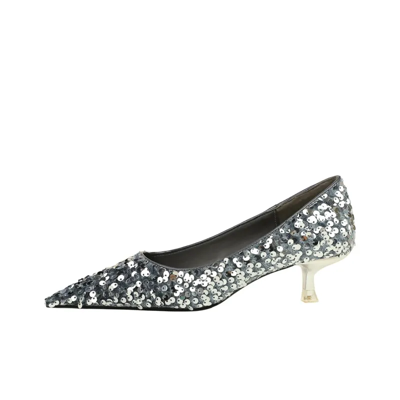 QITUMAUL Slim Heel High Heels 4.5cm Women's-6