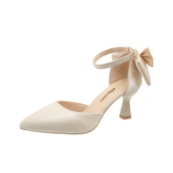 LUNNIFEIYA Slim Heel High Heels Women's