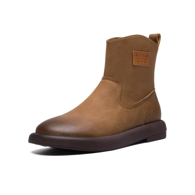 ZHR Ankle Boots Women's Black/Camel-21