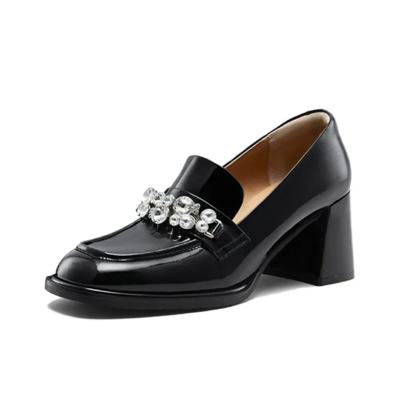 NINE WEST Chunky Heel High Heels 7cm Women's-1