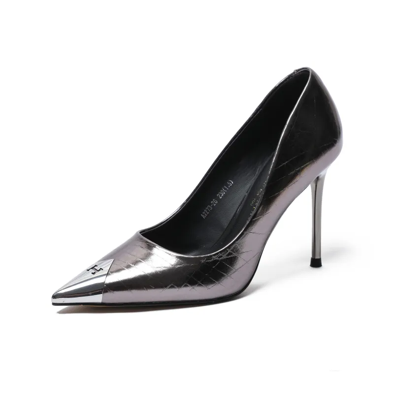 FESOUNE Slim Heel High Heels 8cm Women's-9