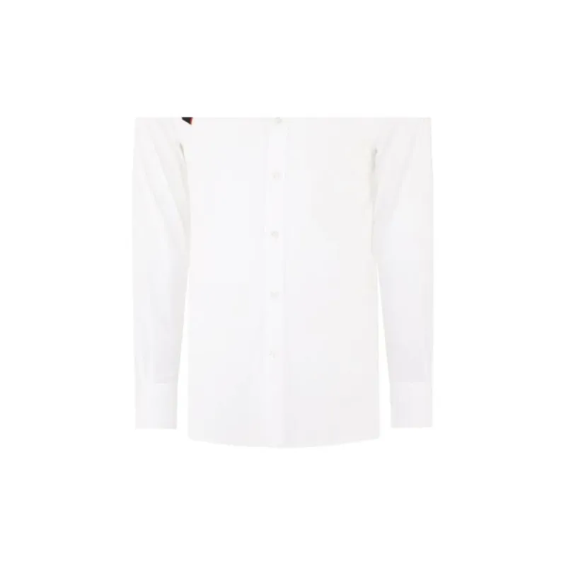 Alexander McQueen Logo Tape Harness Detailed Shirt-7