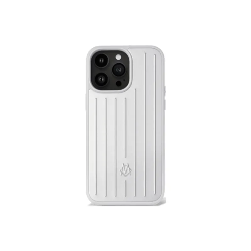 RIMOWA IPhone 14 Pro Max Aluminium Cover Silver-0