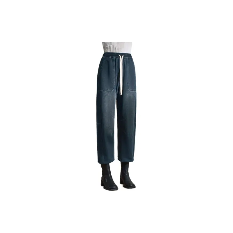 Rizhuo Jeans Women's Trace Shadow Blue-1