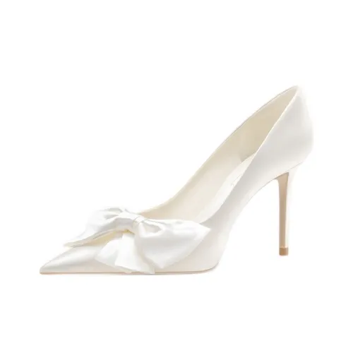 Xingdiman Slim Heel High Heels 8cm Women
s White