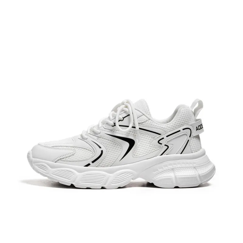 JX Anti-Slip And Wear-Resistant Height Increasing Low-Top Chunky Sneakers Men's-3
