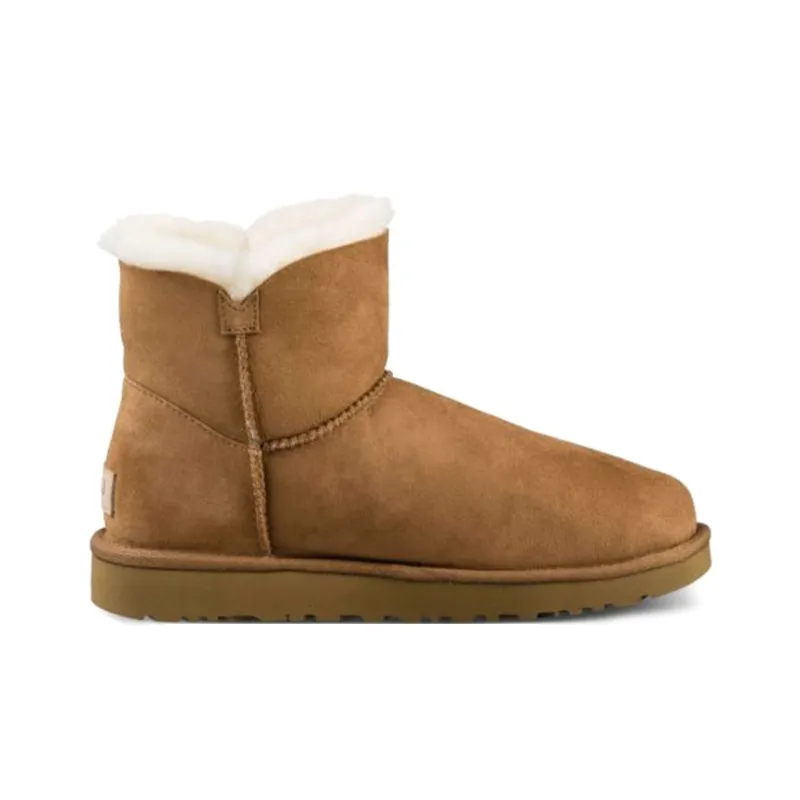 UGG Mini Bailey Button Ii Chestnut Women's-1