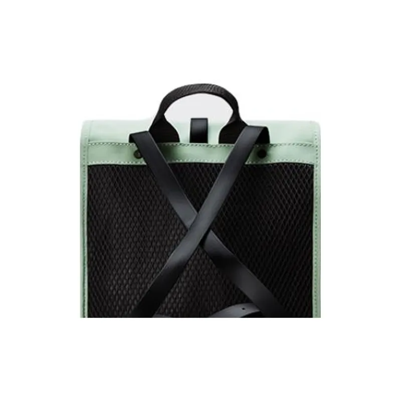 Rains Polyester Backpack Mini Unisex Light Olive Green-2