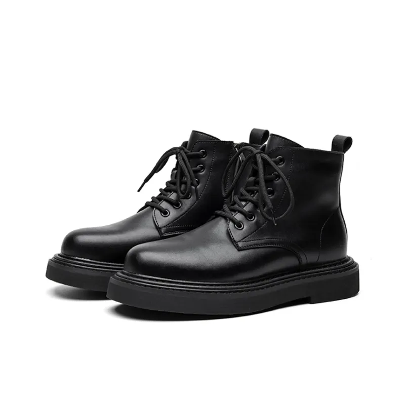 GZZ Ankle Boots Men Black-2