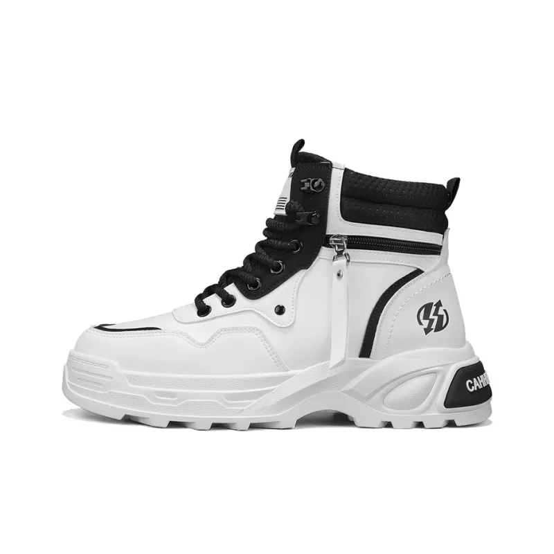 HUANAI Martin Boots Men Black-8