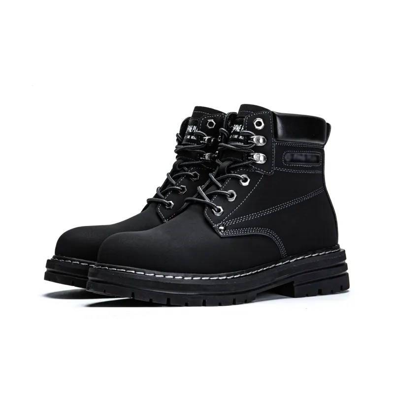 KUX Martin Boots Unisex Yellow Brown/Black-10