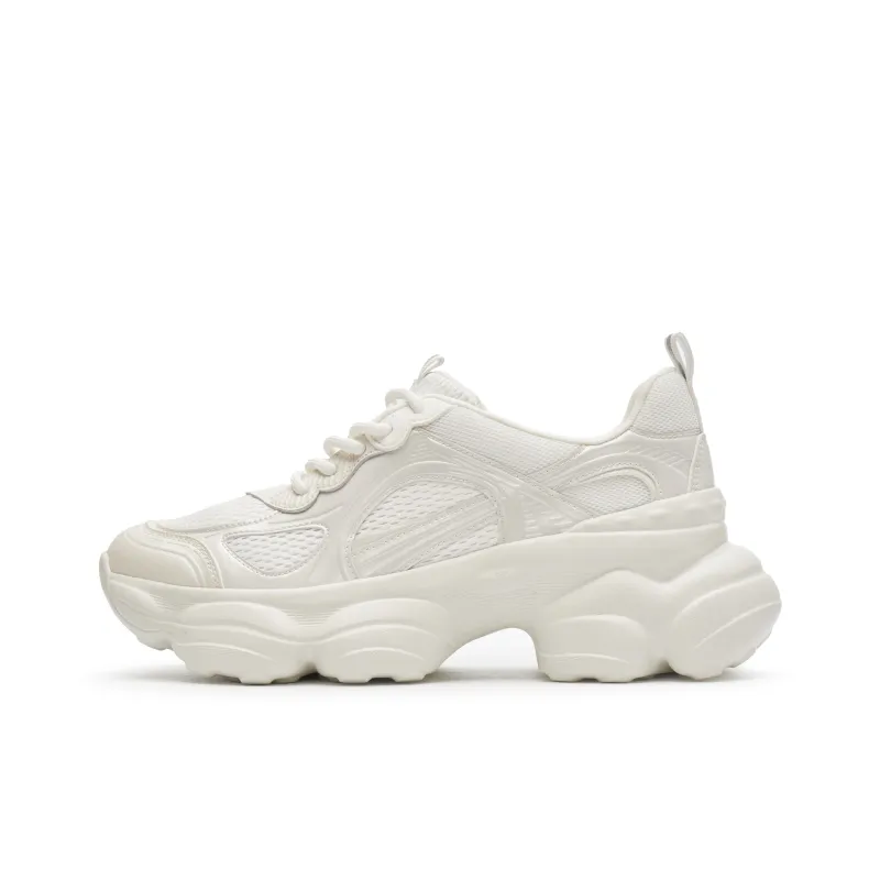 Staccato Good Things Happen Wear resistant And Lightweight Low Top Casual Chunky Sneakers Women's-4