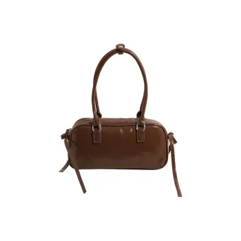 LUVISTRUE PU Handbag Pillow Bag Shoulder Bag Women's Brown/Ecru Black/Coffee/Red