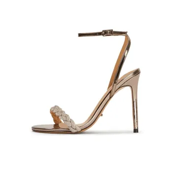 Tony Bianco Slim Heel High Heels 11.0cm Women's Gunmetal Gray Silver