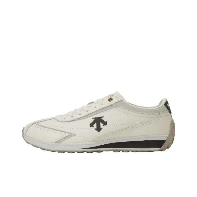 DESCENTE Cron Racer Anti Slip Wear Resistant Low Top Casual Shoes Unisex Beige-0
