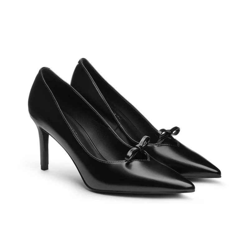 CHARLES&KEITH Small CK Slim Heel High Heels 8.2cm Women's-1
