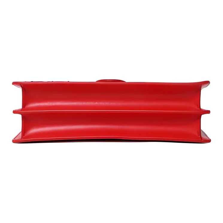 PINKO Leather Swallow Bag, Shoulder Bag, Crossbody Bag Women's Red-3
