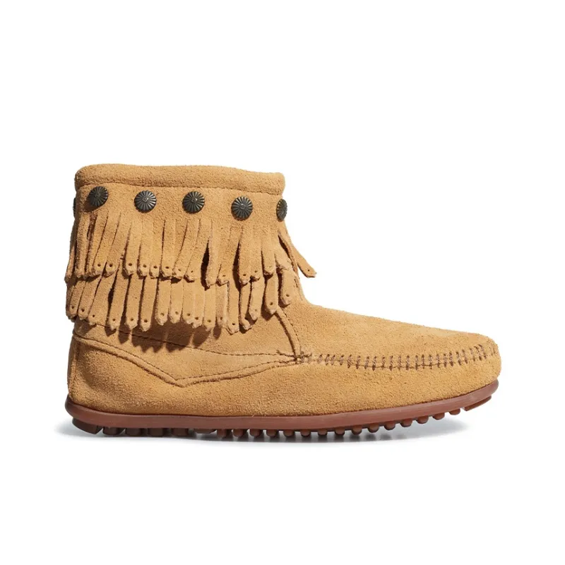 MINNETONKA Ankle Boots Women's Desert Yellow-1