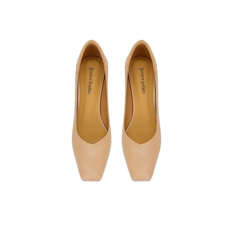 JESSICA SOPHIA Chunky Heel High Heels 3cm Women's-4