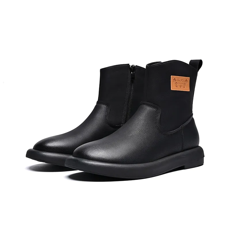 ZHR Ankle Boots Women's Black/Camel-14