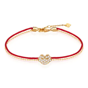 OUBI.YABI 925 Sterling Silver Gold Plated Cobalt Gold Bracelets Women's