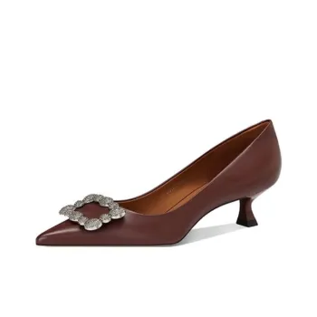 JESSICA SOPHIA Slim Heel High Heels 4cm Women's Burgundy